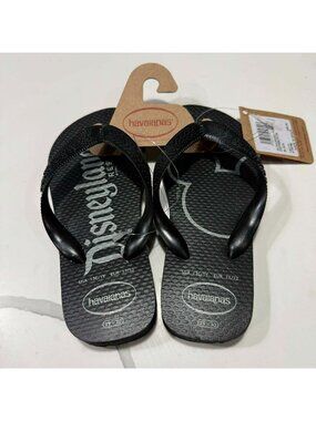 Havaianas Unisex Kid’s Flip Flop Sandals Black US 1